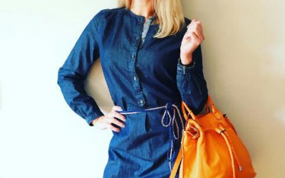 Denim dress