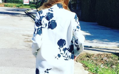 Floral blazer by b.young