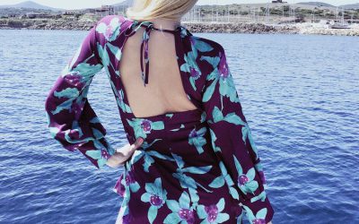 Long floral dress