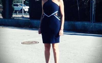 Blue dress